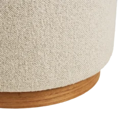Poef Dawn zand Ø50 cm