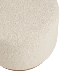 Poef Dawn zand Ø50 cm