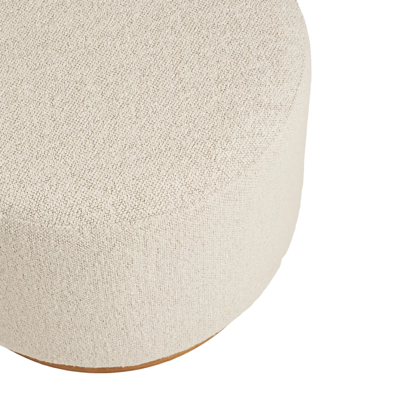 Poef Dawn zand Ø50 cm
