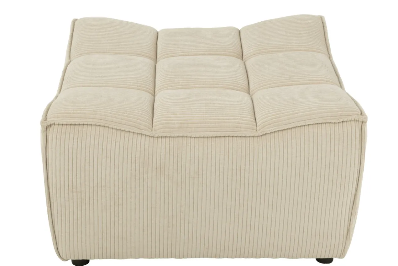 Poef Grid Beige