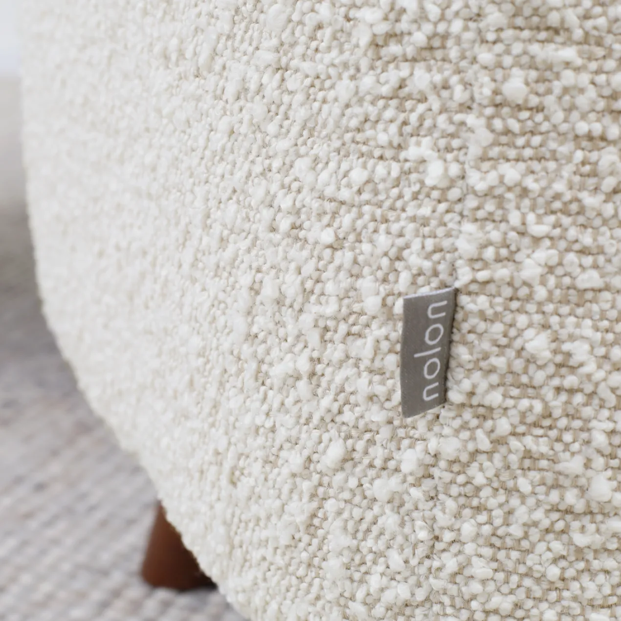 Poef Julia boucle beige