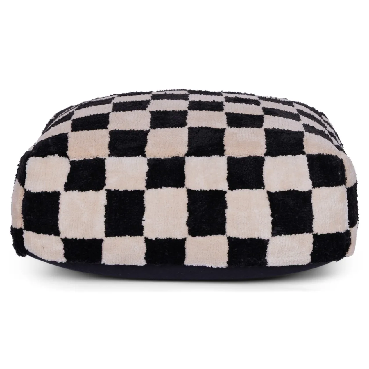 Poef Liam 20 cm black/white