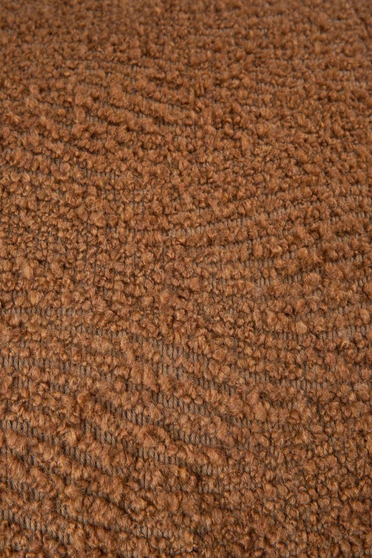 Poef Orb cinnamon stof