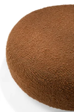 Poef Orb cinnamon stof