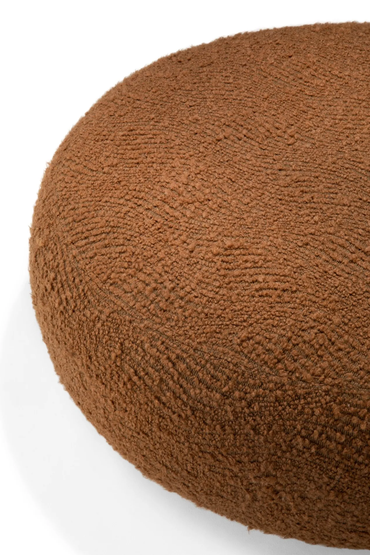 Poef Orb cinnamon stof