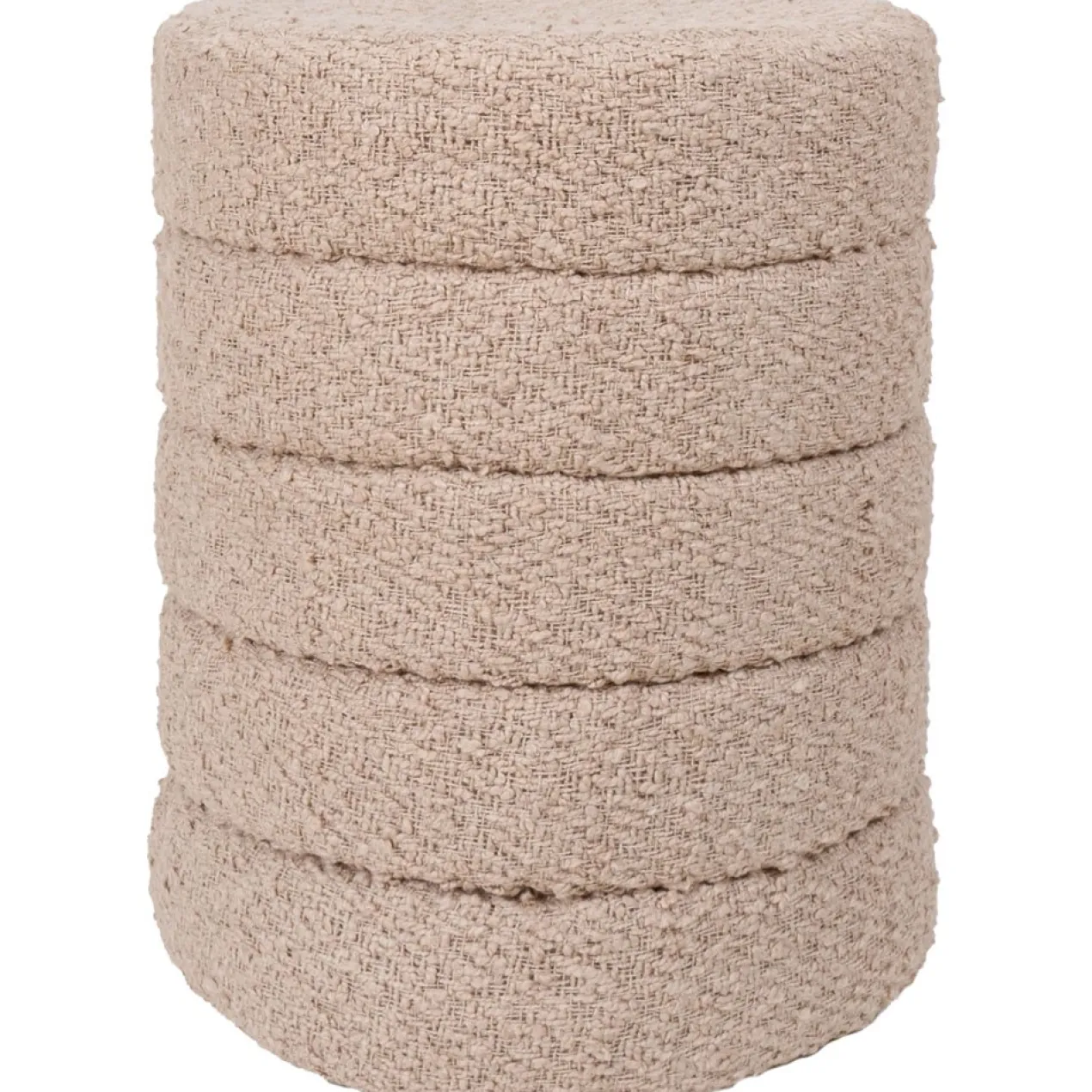 Poef Rosa beige boucle