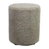 Poef Round Teddy beige