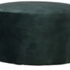 Poef Velvet 60/80 cm Poef Velvet 60 Dusty Blauw