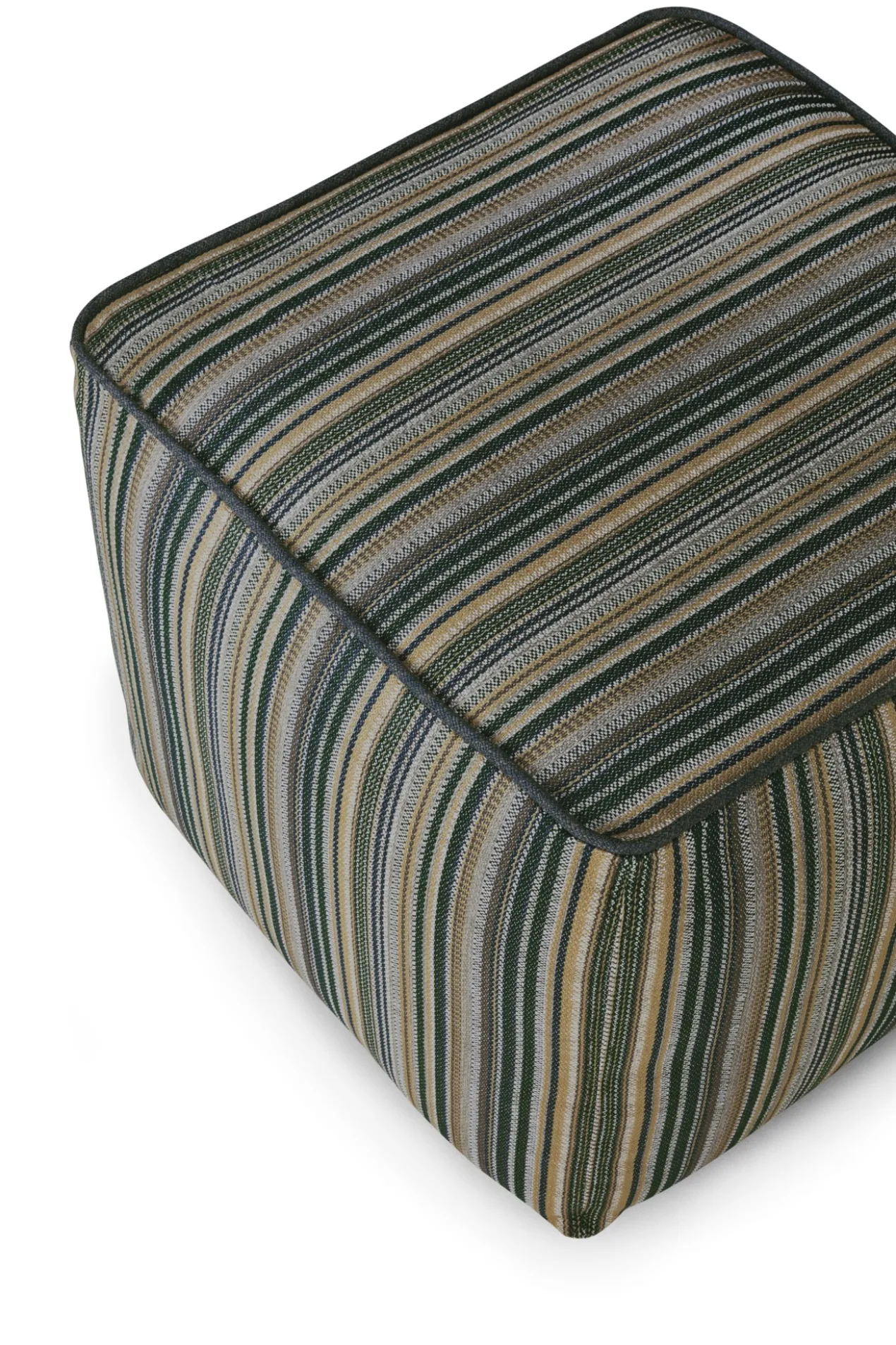 Poef Zahara outdoor blue stripe
