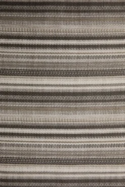 Poef Zahara outdoor grey stripe