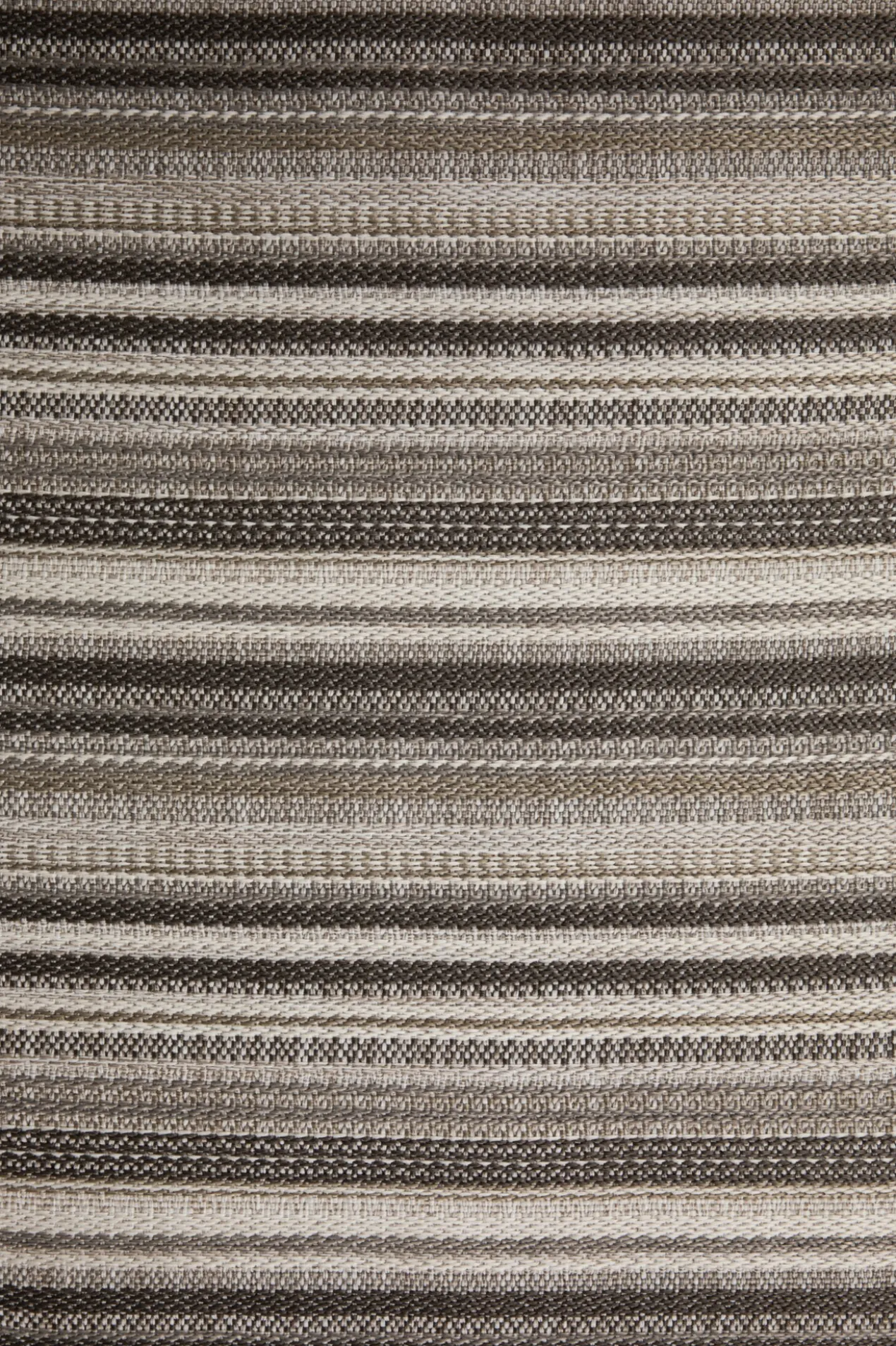 Poef Zahara outdoor grey stripe