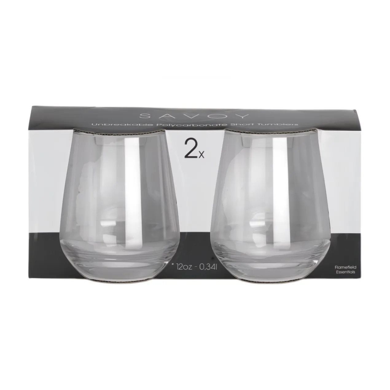 Polycarbonaat Waterglas Savoy - set van 2