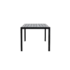 Polywood tuin eettafel Joas zwart - 205 x 90 cm