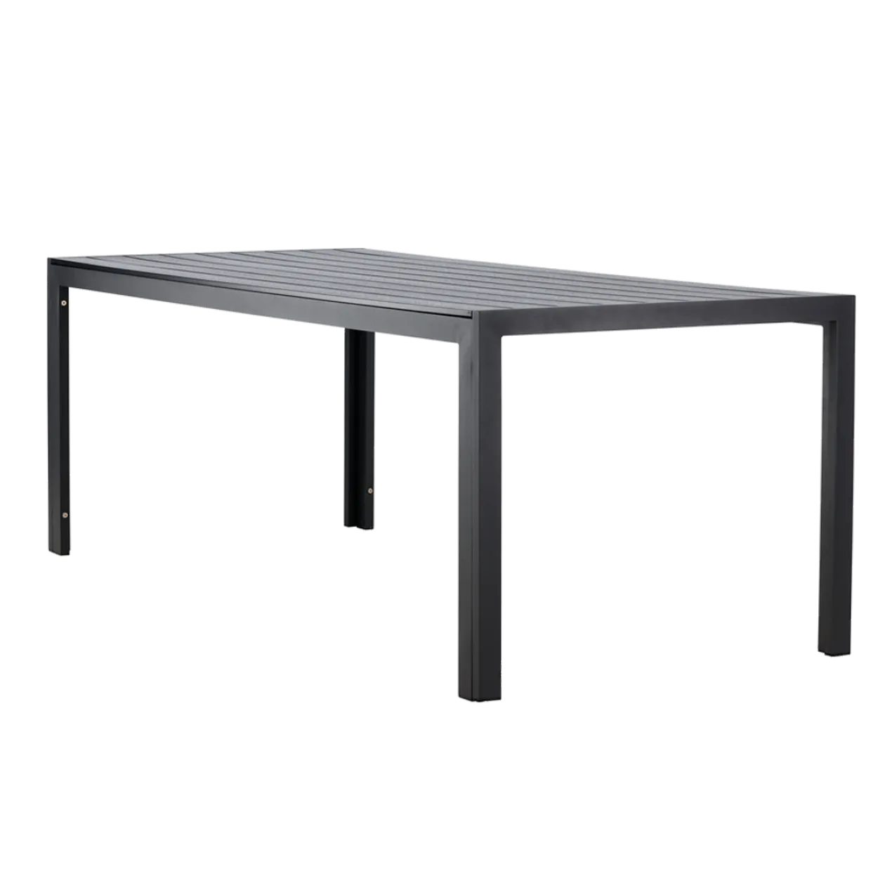 Polywood tuin eettafel Joas zwart - 205 x 90 cm