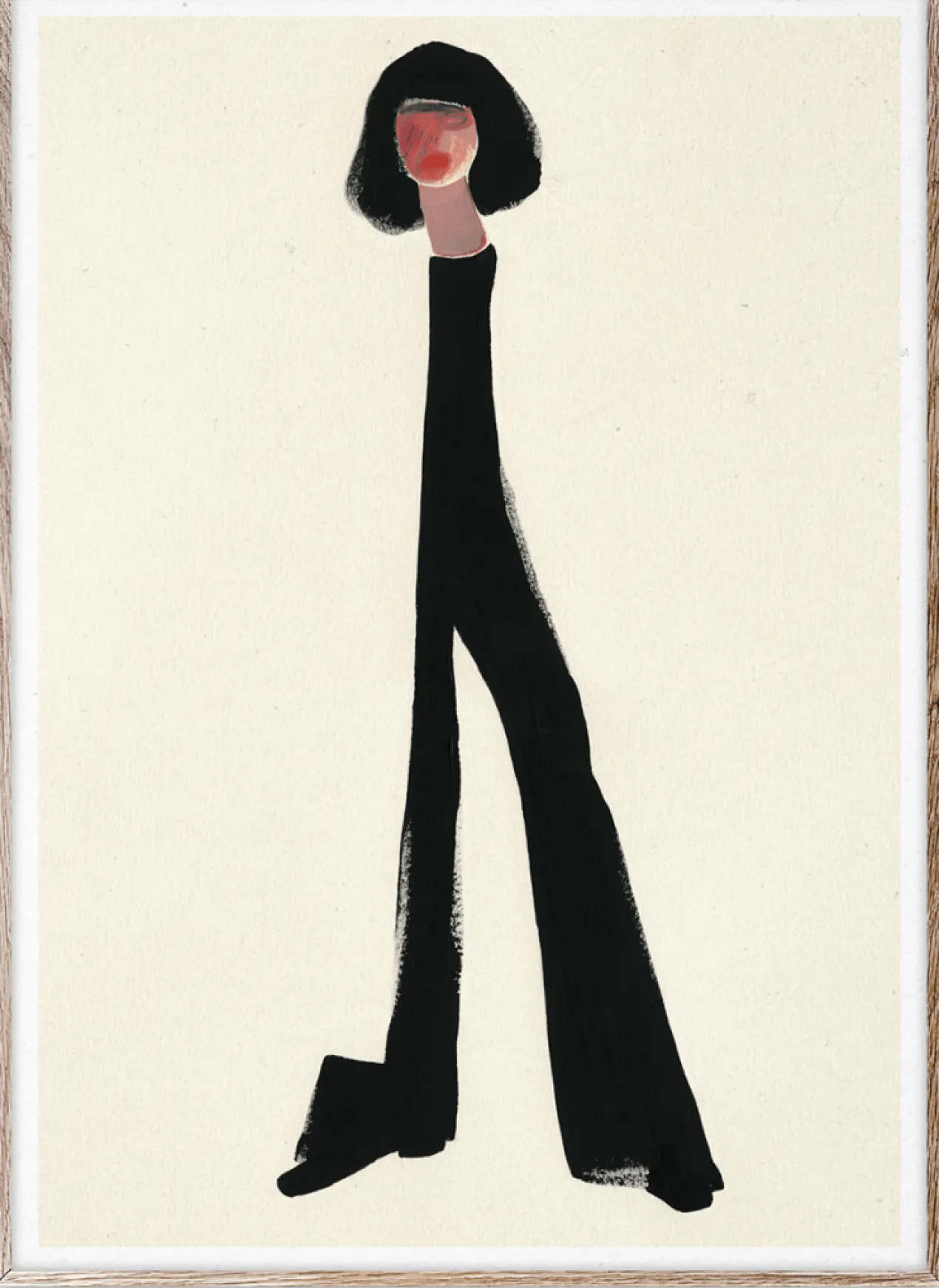 Poster Black Pants 50 x 70 cm