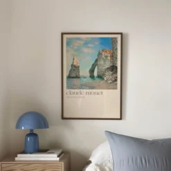Poster Claude Monet - The cliffs at Étretat 40x60 cm