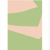 Poster Composition Green 02 30 x 40 cm