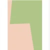Poster Composition Green 01 30 x 40 cm