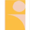Poster Composition Yellow 30 x 40 cm