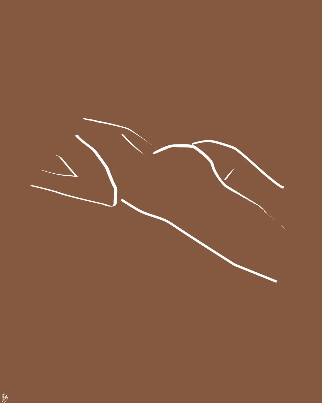 Poster Dreaming Woman 30 x 40 cm
