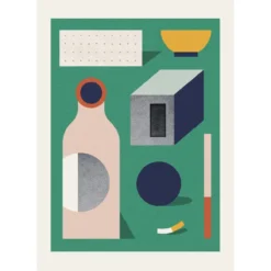 Poster Field Work 50x70 cm