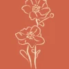 Poster Floral 20 x 30 cm
