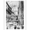Poster Galleria Vittorio Emanuele 30x45 cm