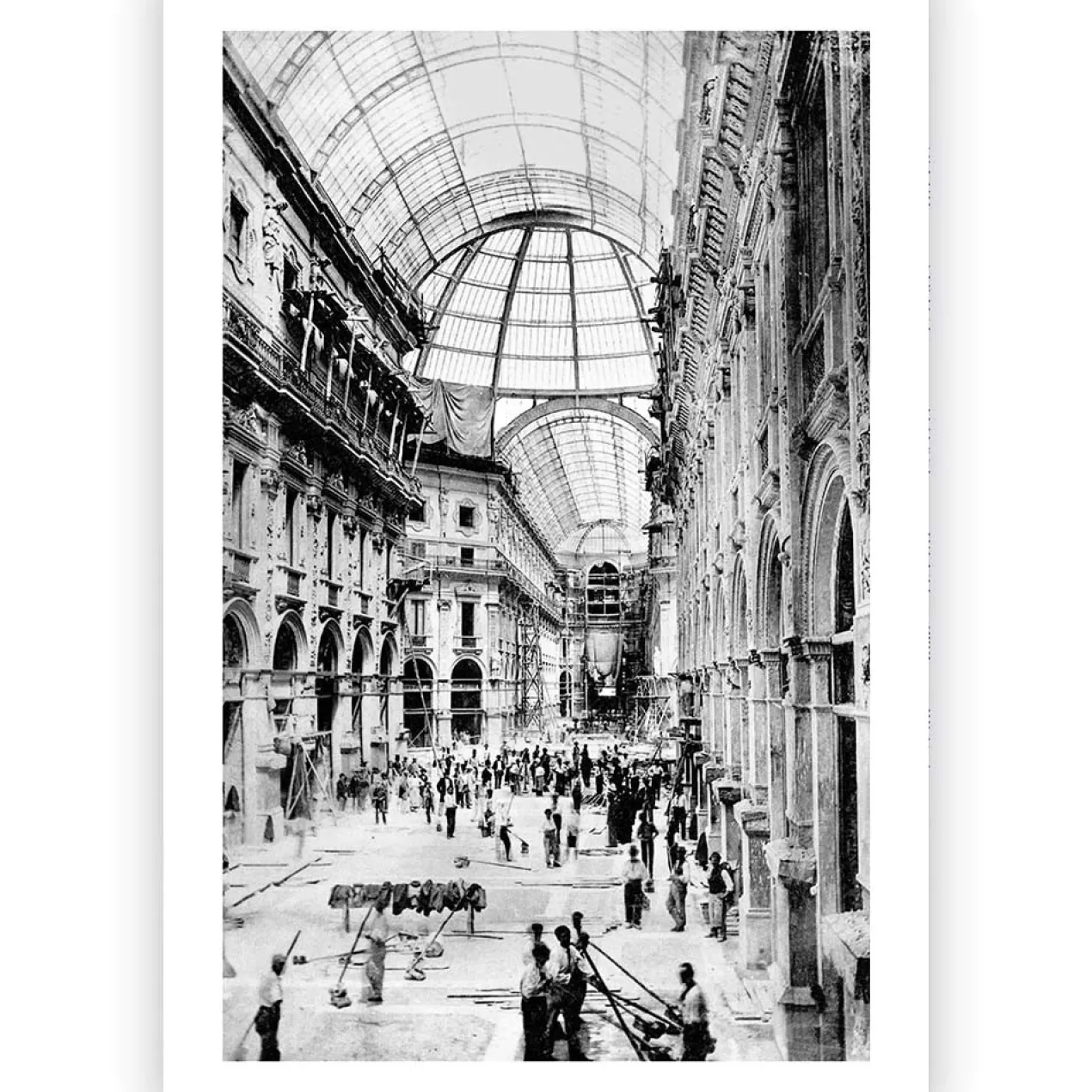 Poster Galleria Vittorio Emanuele 50x70 cm