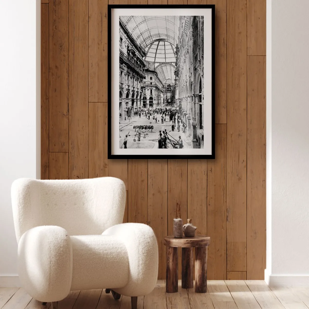 Poster Galleria Vittorio Emanuele 50x70 cm