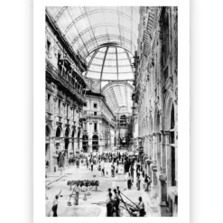 Poster Galleria Vittorio Emanuele 60x90 cm