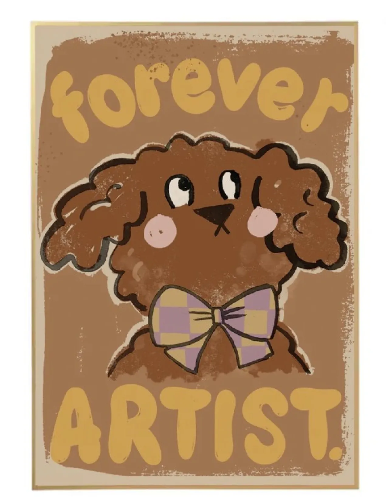 Poster labradoodle