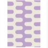 Poster Lilac Lines 30 x 40 cm