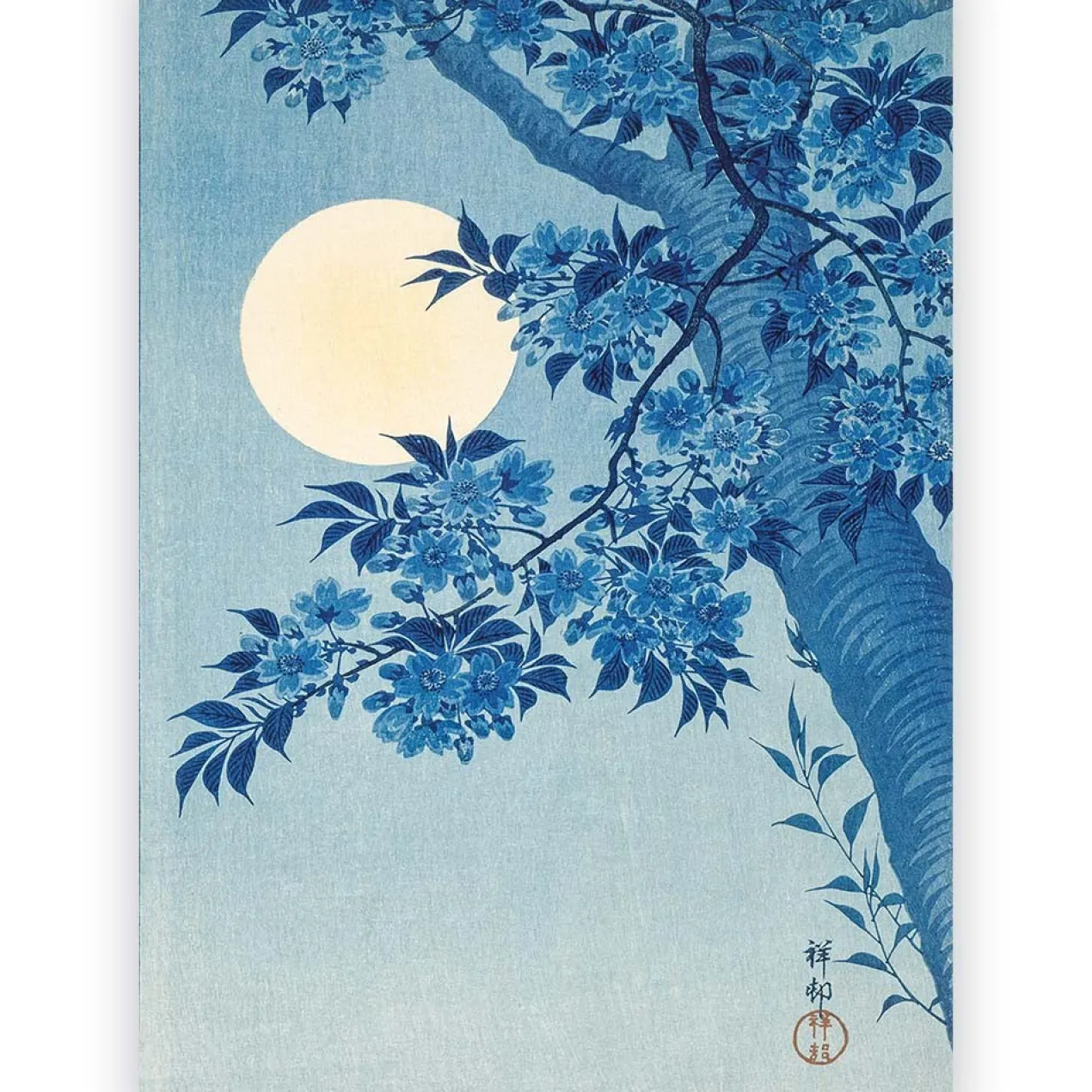 Poster Ohara Koson - Blossoming Cherry 60x90 cm