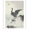 Poster Ohara Koson - Great Cormorant 50x70 cm