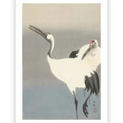 Poster Ohara Koson - Kraanvogel 30x45 cm