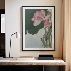 Poster Ohara Koson - Lotus Flower 30x45 cm