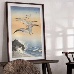 Poster Ohara Koson - Seagulls 30x45 cm