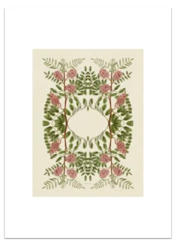 Poster Pink flower 30 x 40 cm