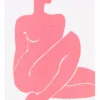 Poster Pink Nude 30 x 40 cm
