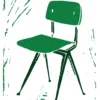 Poster Result Chair Green 40 x 50 cm