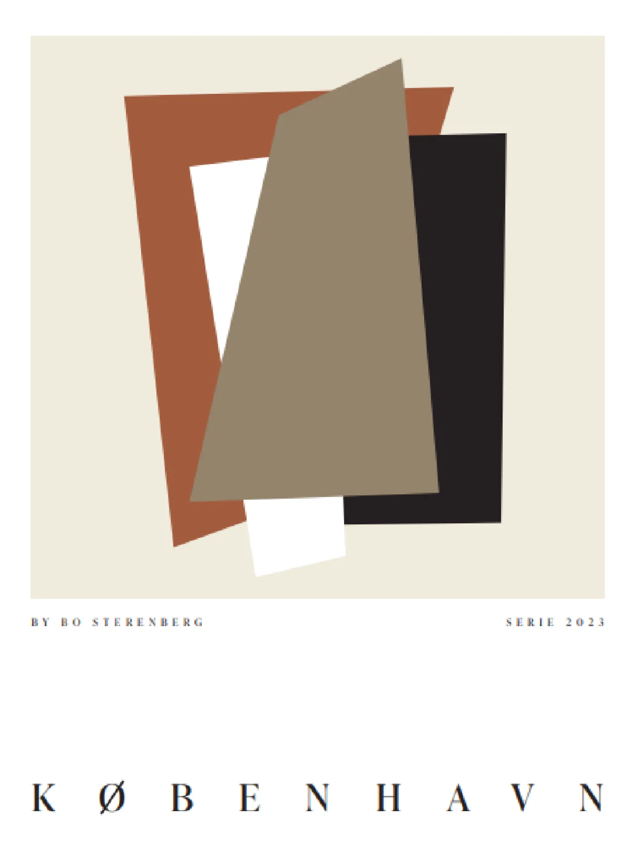 Poster Shapes 40 x 50 cm