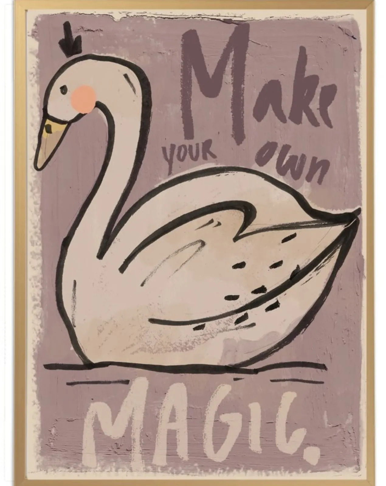 Poster zwaan