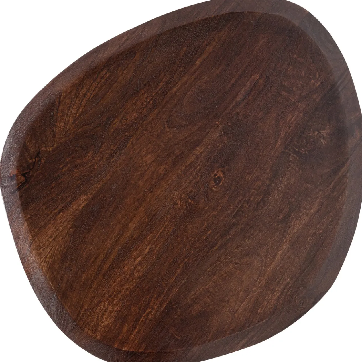 Posture bijzettafel mangohout walnoot