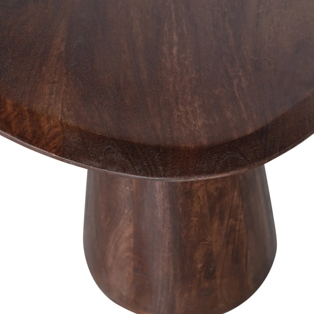 Posture bijzettafel mangohout walnoot