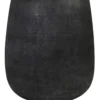 Pot deco mat zwart L