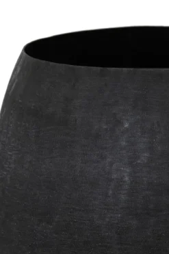 Pot deco mat zwart M