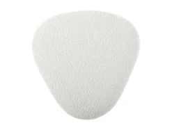 Pouf Ada organic bouclé off white