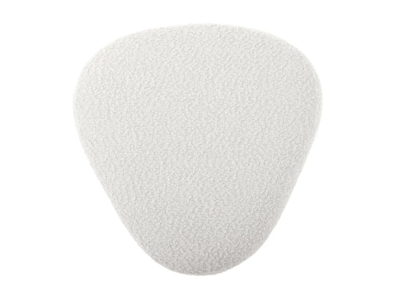 Pouf Ada organic bouclé off white