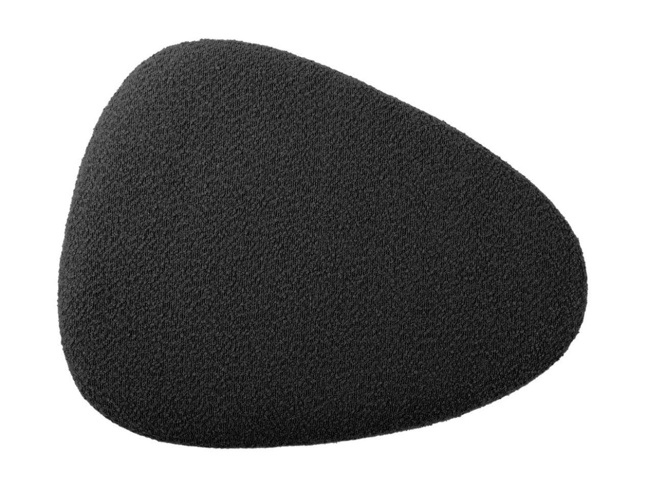 Pouf Ada organic large bouclé black