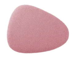Pouf Ada organic large bouclé faded pink